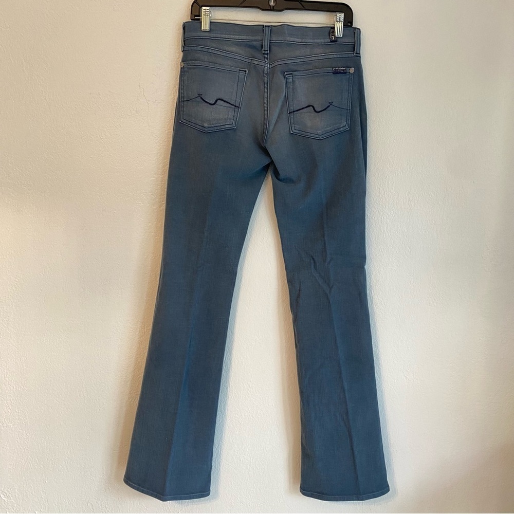 7 For All Mankind Blue‎ Boot Cut Jeans Timeless Style - Picture 8 of 8